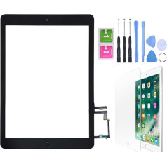 Hedywei New iPad 5 A1822 A1823 (2017 9.7 inch) Touch Screen Digitizer with Tool Kit (Black)