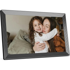 KODAK Digital Photo Frame WiFi 15.6 Inch HD IPS Touch Screen Electronic Picture Frame with 32 GB Memory, Automatic Picture Rotation, Share Photos or Videos Anywhere via App, Black