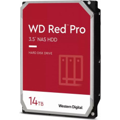 wd red pro 14tb 3.5 512mb satelīta/7200rpm cietais disks