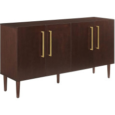 Crosley Furniture Everett Mid-Century Modern Sideboard, Mahogany