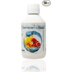 XAXX HC Refresh Liquid Mango Grapefruit Concentrate 1:150, 250 ml, Sugar-Free Syrup