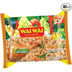 WAI WAI - Instant Noodles Chicken - Multipack (40 x 75 g)