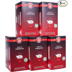 Teekanne Premium Assam Pack of 5 (5 x 20 Tea Bags) 5 x 35 g
