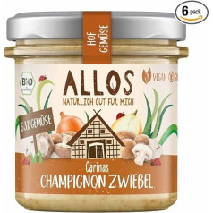 Allos Bio Hof Vegetable Carinas Mushroom Onion (6 x 135 g)
