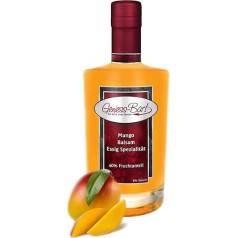 Exotic Mango Balm Vinegar - Speciality 0.35 L with 40% Fruit Pulp Full Fruity & Very Mild 5% Acid