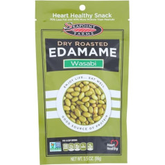 Seapoint Farms - Dry Rusted Edamame - WASABI - 2 x 3.5 oz / 100 g