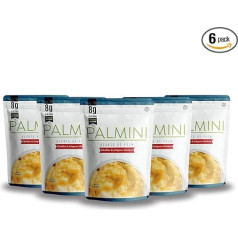 Palmini Low Carb Cheddar & Jalapeno Mashed | 8g of Net Carbs | 70 Calories Per Serving | Ready-to-Eat | (226g Pouch (Pack of 6))