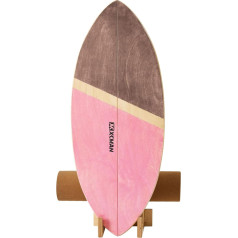 XCMAN Surf Balance Board Trainer with Wheel, Surf Balance Board, Stability Trainer, for Adults and Children, Balance Board for Surfing, Snowboarding, Skateboarding, Hockey