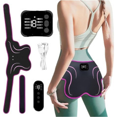 Psyfwznkny Booty Trainer, ABS-Stimulator, intelligente tragbare Po-Lifting-Maschine, 6 einstellbare Modi, tragbarer Booty-Muskeltoner für das Workout im Heim-Fitnessstudio
