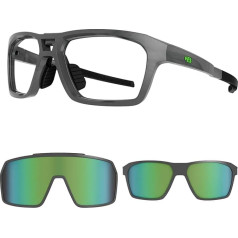 HOT BUTTERED HB - 3 in 1 Presto Sunglasses for Men and Women - RX Frame + Clip On + Casual Lens - UV Protection Outdoor Sports