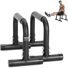 VEVOR Dip Bars, Heavy Duty Dip Stand Station 500 lbs, Fitness Workout Dip Bar Station Parallette Push Up Stand, Parallel Bars for Strength Training, Home Gym, Office, Outdoor