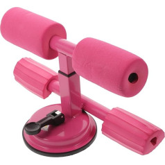 KOMBIUDA 1 Piece 3-Way Adjustable Sit-Ups Sit-Up Tool Abdominal Training Device Perch Aid for Erecting Seat Machine Fitness Equipment Waist Abdominal Training Device Fitness Bar Pink