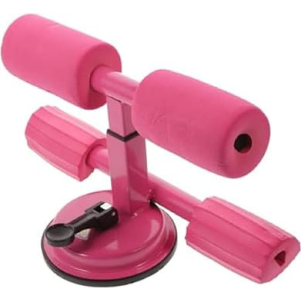 KOMBIUDA 1 Piece 3-Way Adjustable Sit-Ups Sit-Up Tool Abdominal Training Device Perch Aid for Erecting Seat Machine Fitness Equipment Waist Abdominal Training Device Fitness Bar Pink