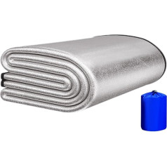 Sleeping Mat for Sleeping Camping - Insulating Shape, Thermal Sleeping Tent Pad, Aluminum Foil Insulation Mat, Moisture Resistant Tent Sleeping Mat, Heat Reflective Floor Mat for Beach, Travel,