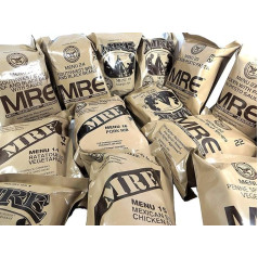 MRE US Meal Ready to Eat, Army Ration EPA, Various Menu