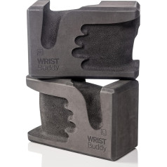 WRIST BUDDY Yoga Blocks Designed to Relieve Wrist Pain, Comfort and Grip Strength, Premium Support for Balance, Fitness and Exercise, All EVA Foam Blocks, Yoga Accessories, Best
