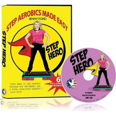 Step Hero DVD | Step Aerobics Made Easy for Beginners | With Master Instructor Jenny Ford | Cardio Fitness Toning Exercise Program | Easy to Follow | Platform or Bench Required |