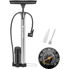 Portable Ground Pressure Floor Bicycle Pump Cycling Small Manual Tire Accessories Portable Air Mountain Road