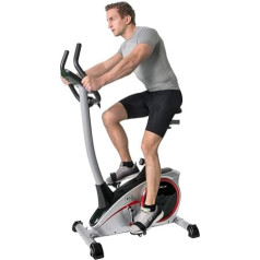 Christopeit Sport AL 2 Black Edition Bicycle Exercise Bike - 24 Levels, 9 kg Magnetic Brake System, LCD Display, up to 150 kg