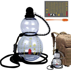 Gourd Water Bottle, Chinese Retro-Inspired Bottle, Eye-catching Gourd, Style Water Bottle, Gourd Sports Water Bottle, Gym Screw Top Leak Proof Sport Jug Chinese Retro-Inspired For Game Fan