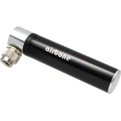 EyezOff Airbone ZT702 Supernova ultrakompakte Fahrrad Pumpe für Schrader/Presta (9,9 cm) schwarz