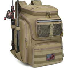 HAMBOLY Fishing Backpack, brown, fishing
