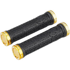 Reverse Grip Stamp Fahrrad Schraubgriffe schwarz/Gold