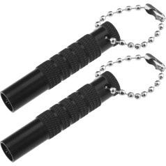 The Lord of the Tools 2 x Broken Dart Tip Removal Tool Extractor Tool for Removing Broken Plastic Stems 46mm Dart Point Remover Accessories Black