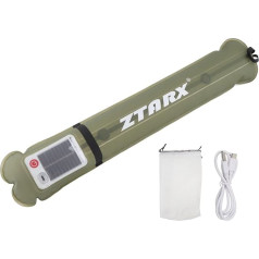 Alomejor Camping Light Bar, Solar or USB Charge, 4000mAh Portable Inflatable Tent Light for Outdoor, Car, School, Family