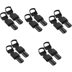 Supvox 5 Pairs Rowing Machine Fitness Equipment Rowing Machine Caakg Rowing Pedals Seat Exercise Bike Travel Accessories Foot Pedal Made of Plastic Accessories for Road Rowing Machines Plastic