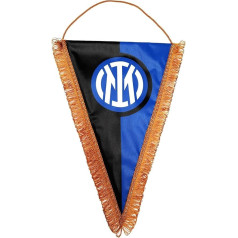Giemme GAGIN25X35NALN1202 INTER OFFICIAL LOGO BANNER FLAG LARGE 25 x 35 cm TRIANGULAR BLACK BLUE