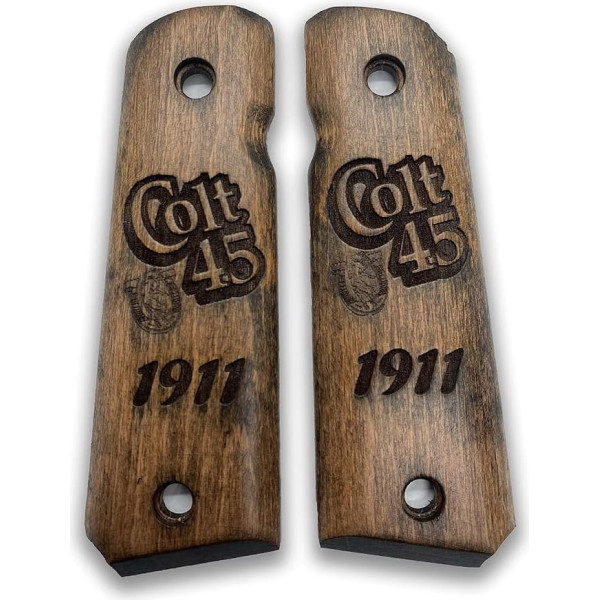 ZIB GRIPS Colt 1911 Pistol Grip Full Size 1911 (Government/Commander) Walnut Pistol Grip Handcrafted Walnut Ars.12