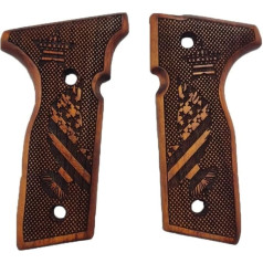 ZIB GRIPS For Beretta Stoeger Pistol Grip Handcrafted from Walnut Wood Dracarys Pattern r2 (Ars.04)