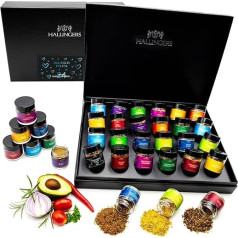 Hallingers Danke Papa – Father's Day Gift Spice Gift Set Handmade, 24 Spices from Around the World for Father's Day (Set) – Fill Advent Calendar Novelties & Advent Calendar | New Home Anniversary Dan