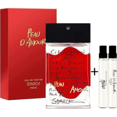 STARCK PARIS Set, 90 ml Peau d'Amour Eau de Parfum for You, 9 ml Peau de Lumière Maqigue Perfumes for You, 9 ml Peau d'Amour Perfume, Perfume Women's Fragrance, Perfume Perfumes