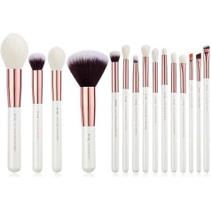 Jessup Make Up Pinsel Set 15 Stück Kosmetik Schmink Bürsten Professionelle Gesicht Brushes Lidschatten Puder Weiß Rosegold T222