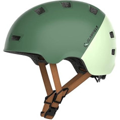 GLAMVILLA Skater Helmet, Bicycle Helmet, Ultralight City Helmet for Children/Women/Men, Adjustable Unisex Protective Helmet for Skateboard, E-scooter, BMX, Weight Only 260 g/270/280 g, Macaron Colour