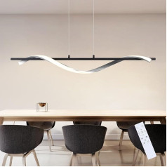 ZMH Pendant Light LED Pendant Lamp Dining Table - 22 W Pendant Light Dimmable Modern Design Pendant Lamp with Remote Control Dining Table Lamp 150 cm Height Adjustable for Dining Room Living Room