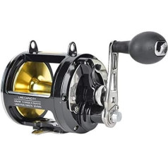 Ever Metal Fishing Reel, Portable All-Metal Boat Iron Plate Trolling Sea Fishing Wheel Fish Line Reel Tackle