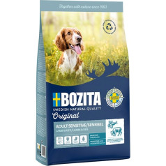 Bozita original sensitive pieaugušo jēra un rīsu barība sausai suņu barībai - 12 kg