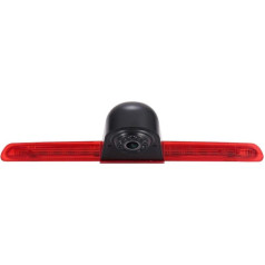 Roof Car Reversing Camera Colour Camera Replaces Third Brake Light with Night Vision Replacement for Caddy Maxi Cargo T6 Caravelle Bus Transport Business Tailgate Third 3