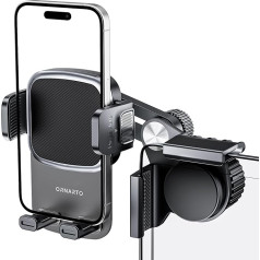 ORNARTO For Tesla Car Mount, 360° Adjustable Car Mount, Improved Stability, Touch Screen Protection, Fits Tesla Model Y/3/S/X, for iPhone/Samsung/Google and Other 4-7.2 Inch Smartphones