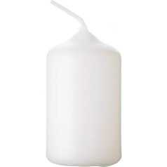 METRO Professional Pillar Candles 70 x Diameter 38 mm, Pack of 20, Burning Time: Approx. 7-9 Hours, 100% Paraffin, for Household, Celebrations and Catering, White