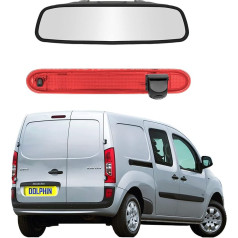 Dolphin Automotive Brake Light Rear View Camera for Mercedes Citan 2012-2021 (Camera with 4.3 Inch Mirror Monitor)