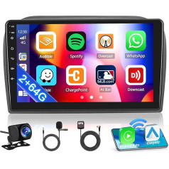 Inefala 2G + 64G Android 13 Car Radio, 2 DIN Radio for Fiat Doblo 2009-2014/Opel Combo 2011-2021, 9 Inch Touchscreen, Wireless Carplay and Android Car, GPS, WiFi, BT, RDS/FM USB SWC Mic Reversing