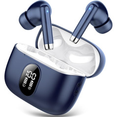QXQ Bluetooth Headphones, Wireless Bluetooth 5.3 In-Ear Headphones with 4 Microphones