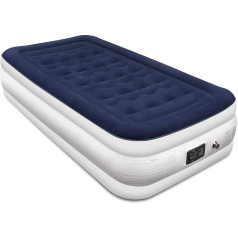 Blackace arteesol Self-Inflating Air Mattress for 1 Person Guest Bed Single Air Bed One Person with Built-in Electric Pump up to 200 kg