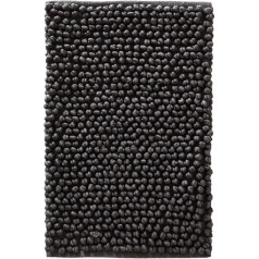 Jotex Hills Popcorn Bath Mat, Cotton and Polyester Mix - Grey, 80 x 150 cm