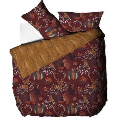 furn. Forest Fauna Duvet Cover Set, Rust, Double
