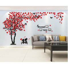 3D Tree Wall Sticker, DIY Wall Tattoo, Wall Art Sticker, Wall Decoration for Home, Christmas, Bedroom, Hall, Stairs, Baby’s Room, Nursery